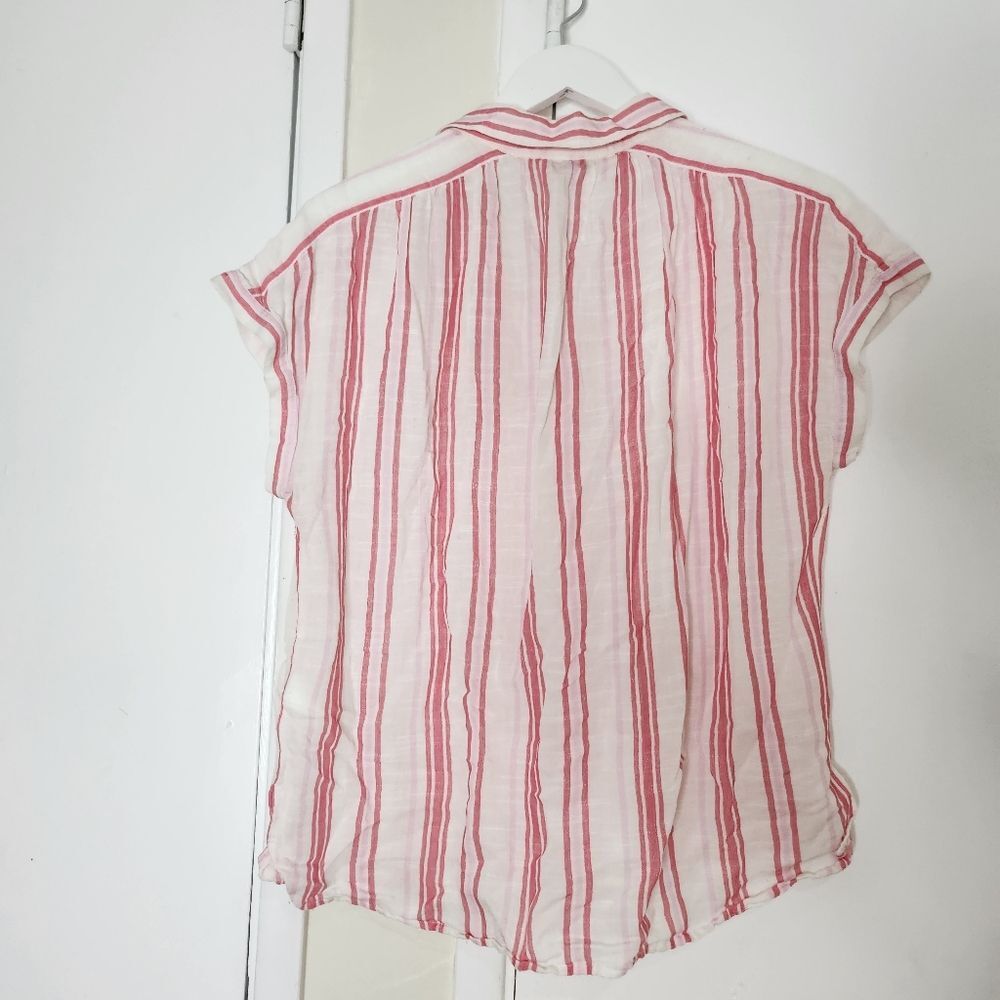 Lucky Brand Striped Button Down Shirt - Picture 2 of 3